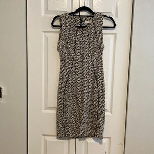 Calvin Klein Black and White Sleeveless Dress womens size 2